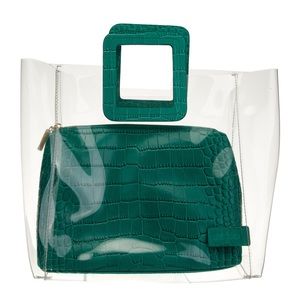 Staud Green Tote Bag
